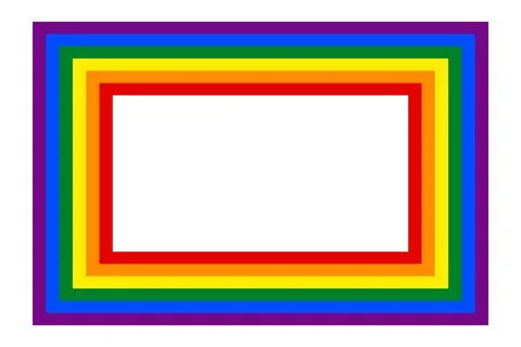 Flag LGBT icon, squared frame. Template design, vector illustration. Love wins 스톡 일러스트