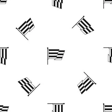 Flag LGBT pattern seamless black Illustrazione stock