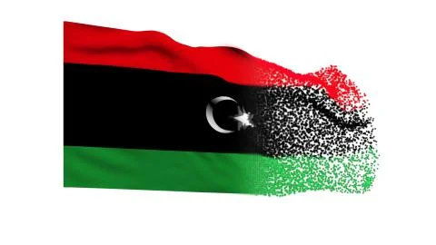 Flag of Libya Stock Illustration
