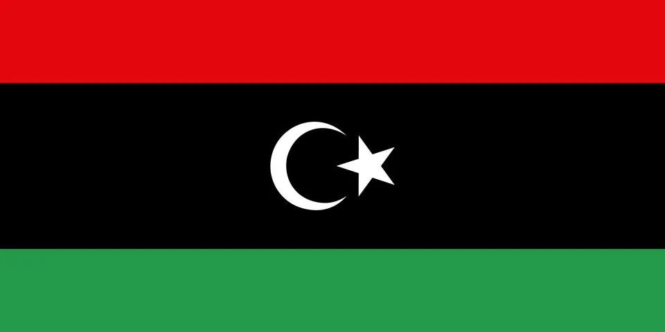 Flag of Libya Stock Illustration