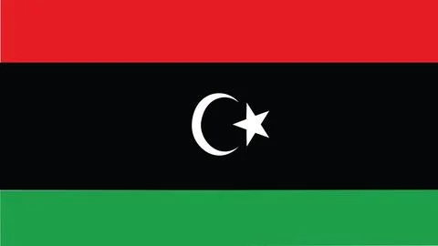 Flag of Libya 스톡 일러스트