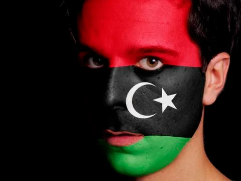 Flag of libya Stock Photos