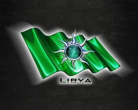Flag Libya quality designer flag Stock Illustration