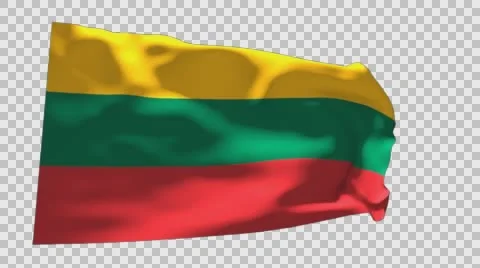 Flag of Lithuania Stockbeeldmateriaal 62397609
