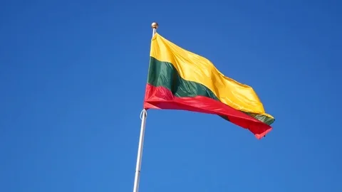 Flag of lithuania 動画素材 72964320