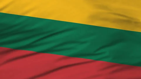 Flag of Lithuania Stock Footage 146990739