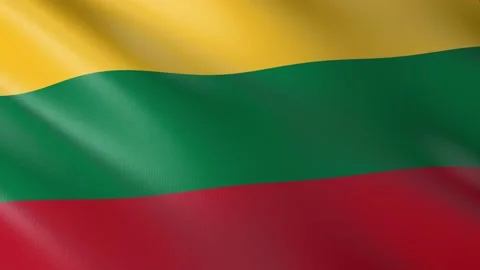 Flag of Lithuania Video stock 151435537