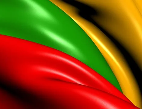 Flag of lithuania Stock Illustration