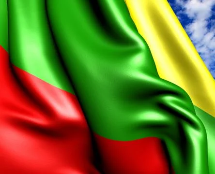Flag of lithuania Stock Illustration