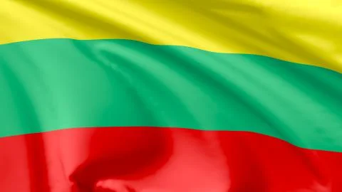 Flag of lithuania Stock Illustration