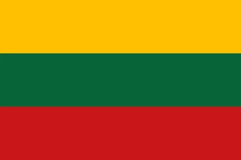 Flag of Lithuania Stock Illustration