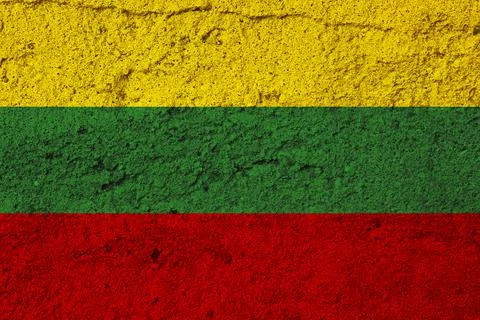 Flag of Lithuania Stock Illustration
