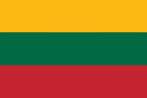 Flag of Lithuania Stock Illustration