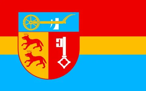 Flag of Lobez County Stock Illustration