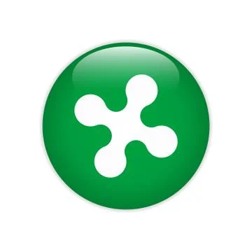 Flag Lombardy button Stock Illustration