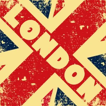 Flag london. Stock Illustration