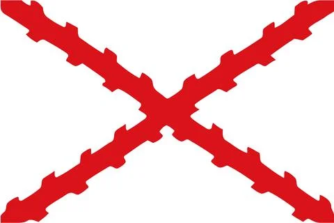 Flag of the Low Countries Stock Illustration