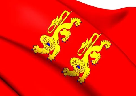 Flag of lower normandy Stock Illustration