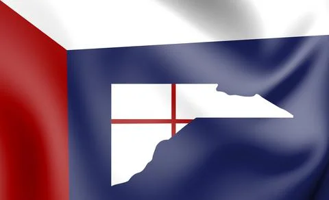 Flag of Lucas County, Ohio Stock Illustration