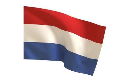Flag of Luxembourg 016 Stock Footage 8599046
