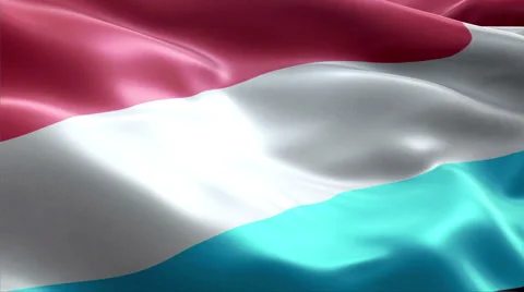 Flag Luxembourg Video stock 47751395