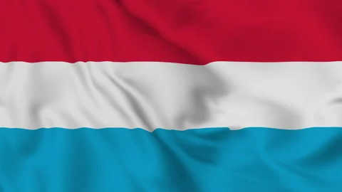 Flag of Luxembourg Stock Footage 200937642