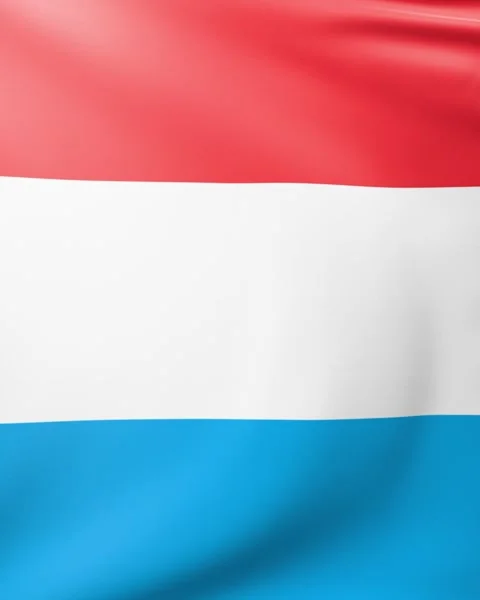 Flag of Luxembourg Stock Footage 300849456