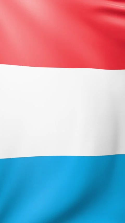 Flag of Luxembourg Stock Footage 300852052