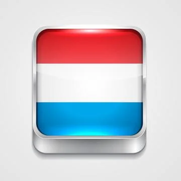 Flag of luxembourg Stock Illustration