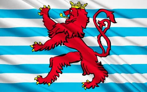 Flag of Luxembourg Stock Illustration