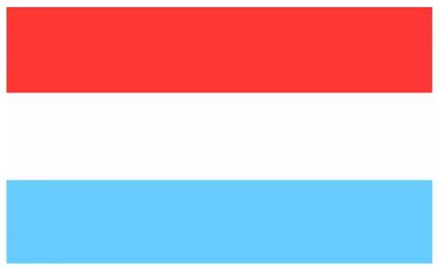 Flag of Luxembourg Stock Illustration