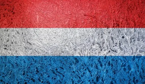 Flag of Luxembourg Illustrazione stock