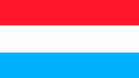 Flag of Luxembourg. Stock Illustration