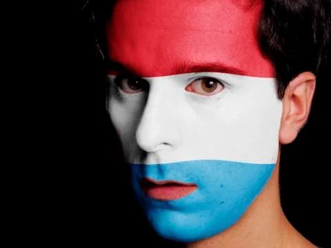 Flag of luxembourg Stock Photos