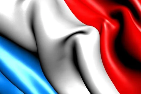 Flag of luxemburg Stock Illustration