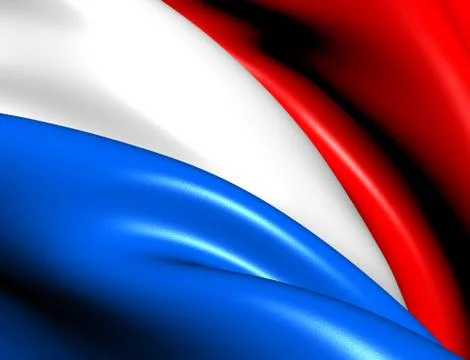 Flag of luxemburg Illustrazione stock