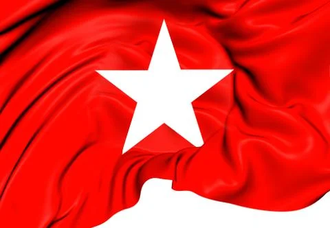 Flag of maastricht Stock Illustration