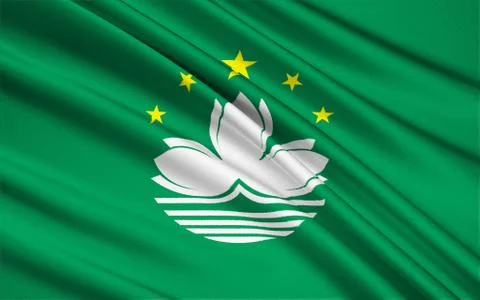Flag of Macau Stock Illustration