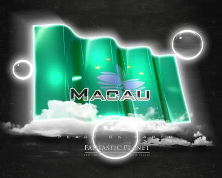 Flag Macau quality designer flag Stock Illustration