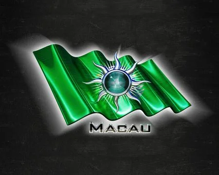 Flag Macau quality designer flag Stock Illustration