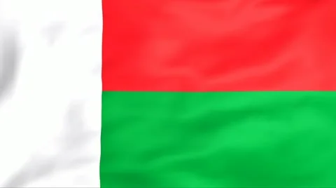 Flag Of Madagascar Stock-Footage 11355692