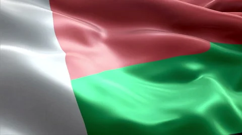Flag Madagascar Stock-Footage 47751923