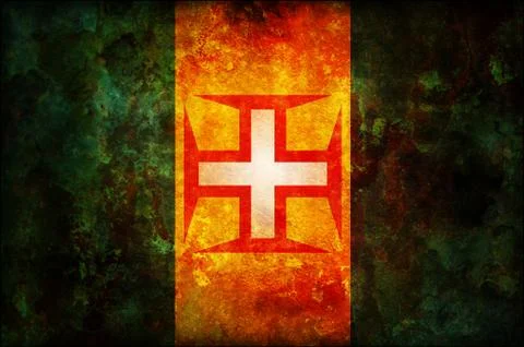 Flag of madeira Stock Illustration