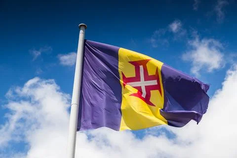 Flag of Madeira Stock Photos
