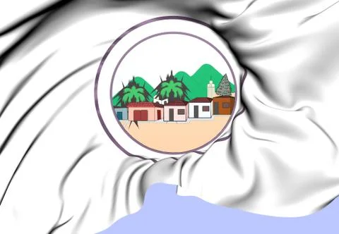 Flag of madriz Stock Illustration