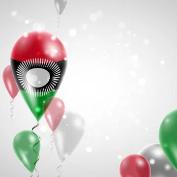 Flag of Malawi Stock Illustration