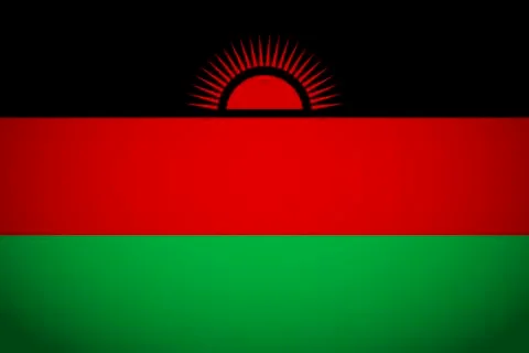 Flag of Malawi Stock Illustration