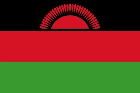 Flag of Malawi Stock-Illustration