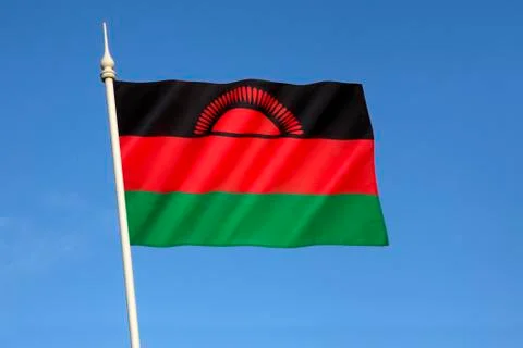 Flag of Malawi Stock Photos