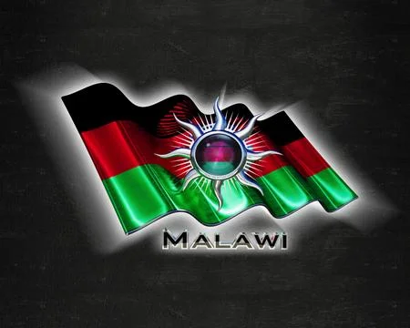Flag Malawi quality designer flag Stock Illustration